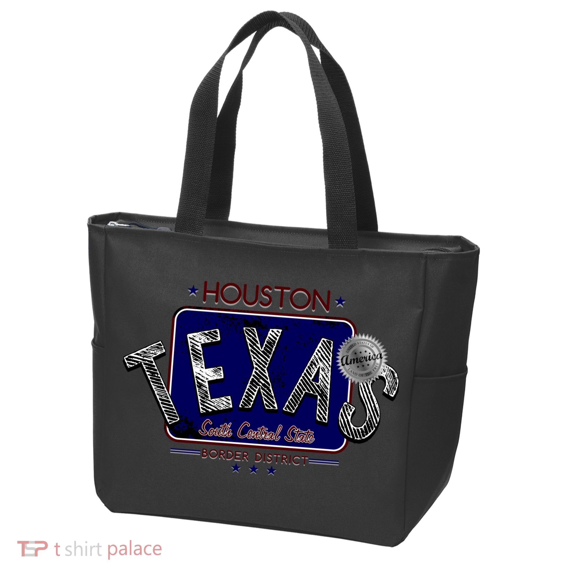 Houston Texas Land of the Free Logo Tote Bag