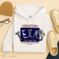 Houston Texas Land of the Free Logo Hoodie thumb 4