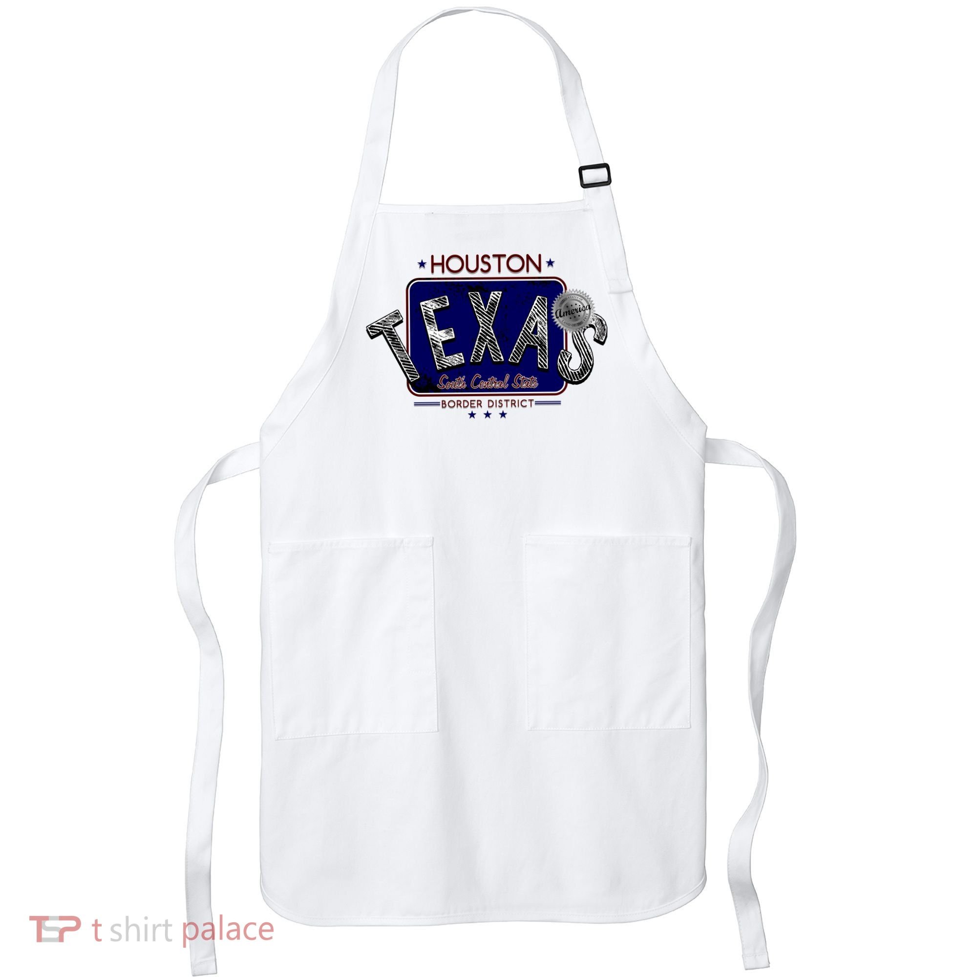 Houston Texas Land of the Free Logo Apron