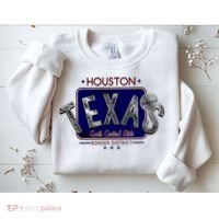 Houston Texas Land of the Free Logo Sweatshirt thumb 2