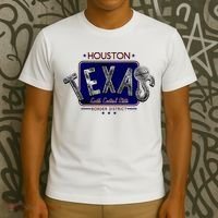 Houston Texas Land of the Free Logo T-Shirt thumb 3