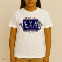 Houston Texas Land of the Free Logo T-Shirt thumb 4