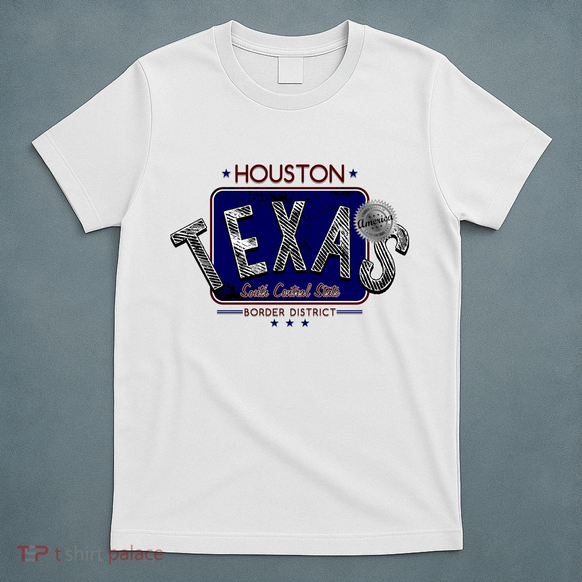 Houston Texas Land of the Free Logo T-Shirt