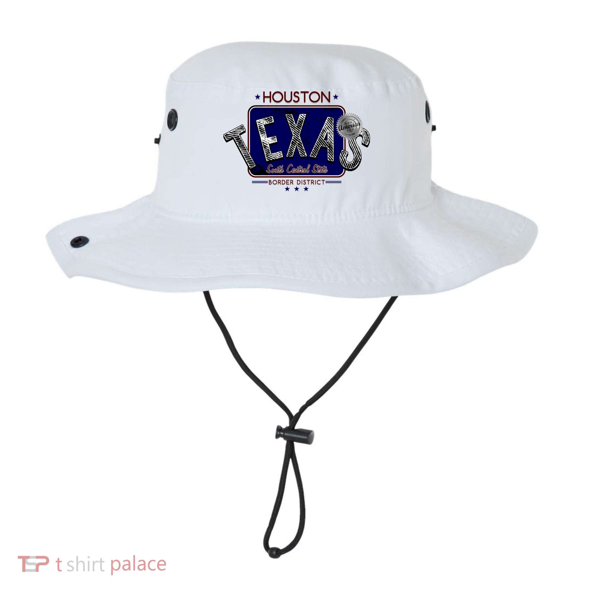 Houston Texas Land of the Free Logo Bucket Hat