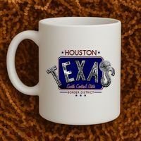 Houston Texas Land of the Free Logo Coffee Mug thumb 2