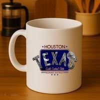 Houston Texas Land of the Free Logo Coffee Mug thumb 4