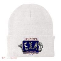 Houston Texas Land of the Free Logo Beanie thumb 0