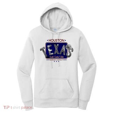 Houston Texas Land of the Free Logo Women's Hoodie