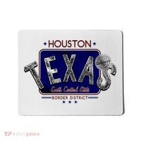Houston Texas Land of the Free Logo Mousepad thumb 0