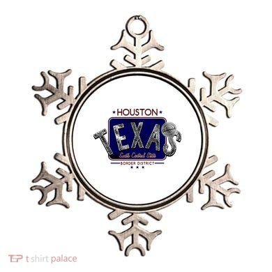 Houston Texas Land of the Free Logo Ornament