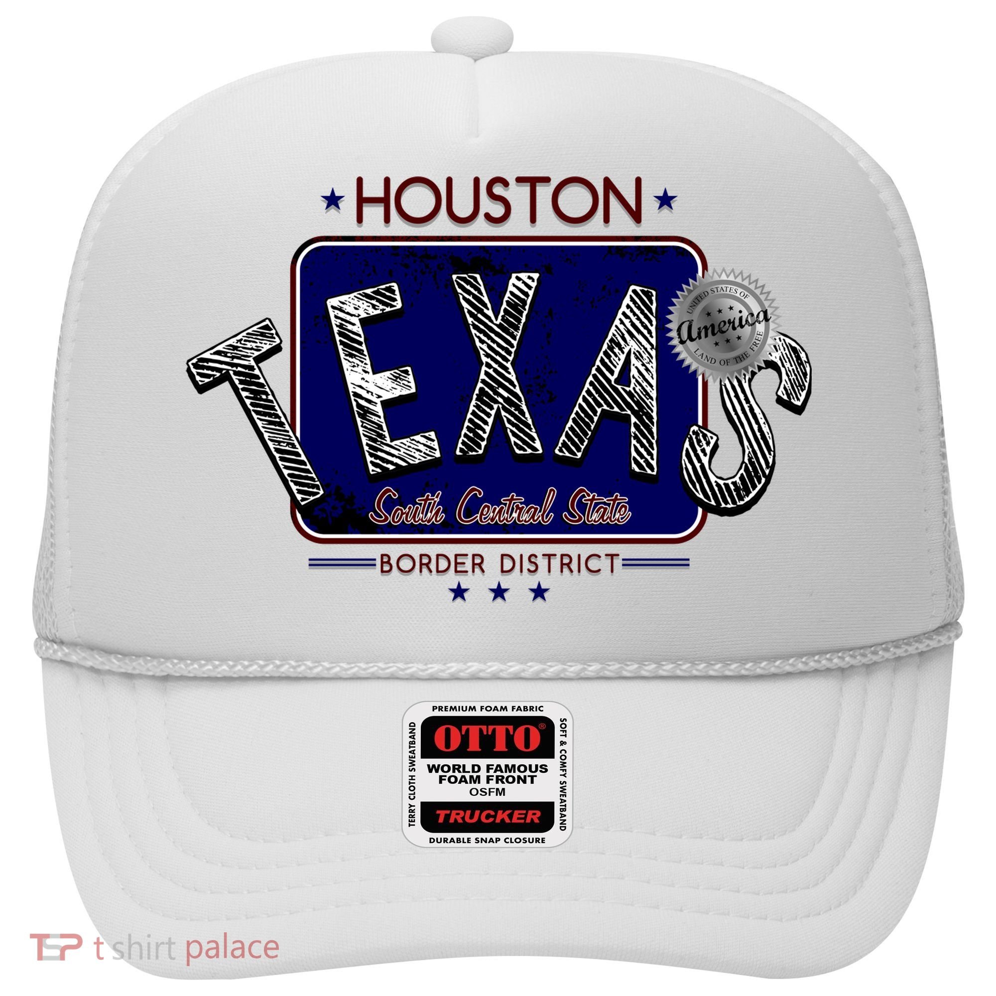 Houston Texas Land of the Free Logo Hat