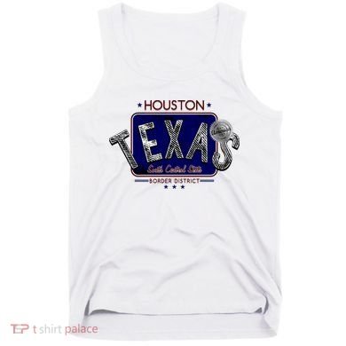 Houston Texas Land of the Free Logo Tank Top
