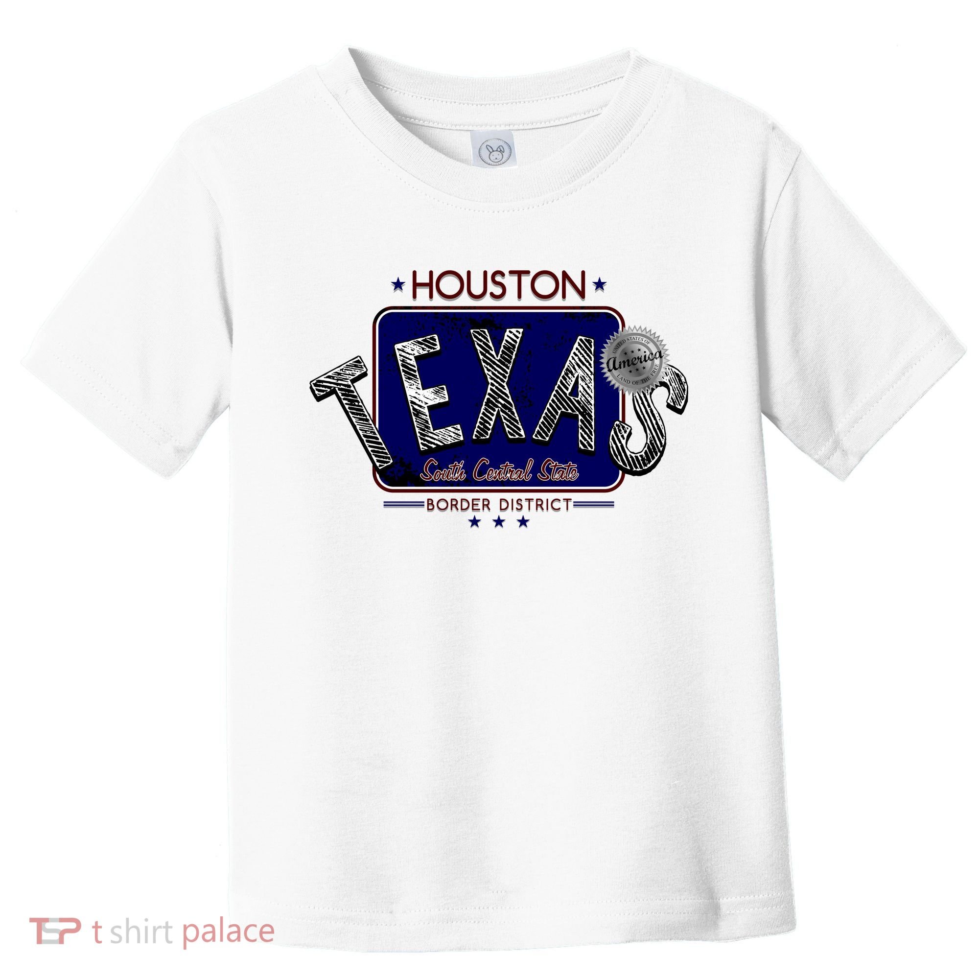 Houston Texas Land of the Free Logo Toddler T-Shirt