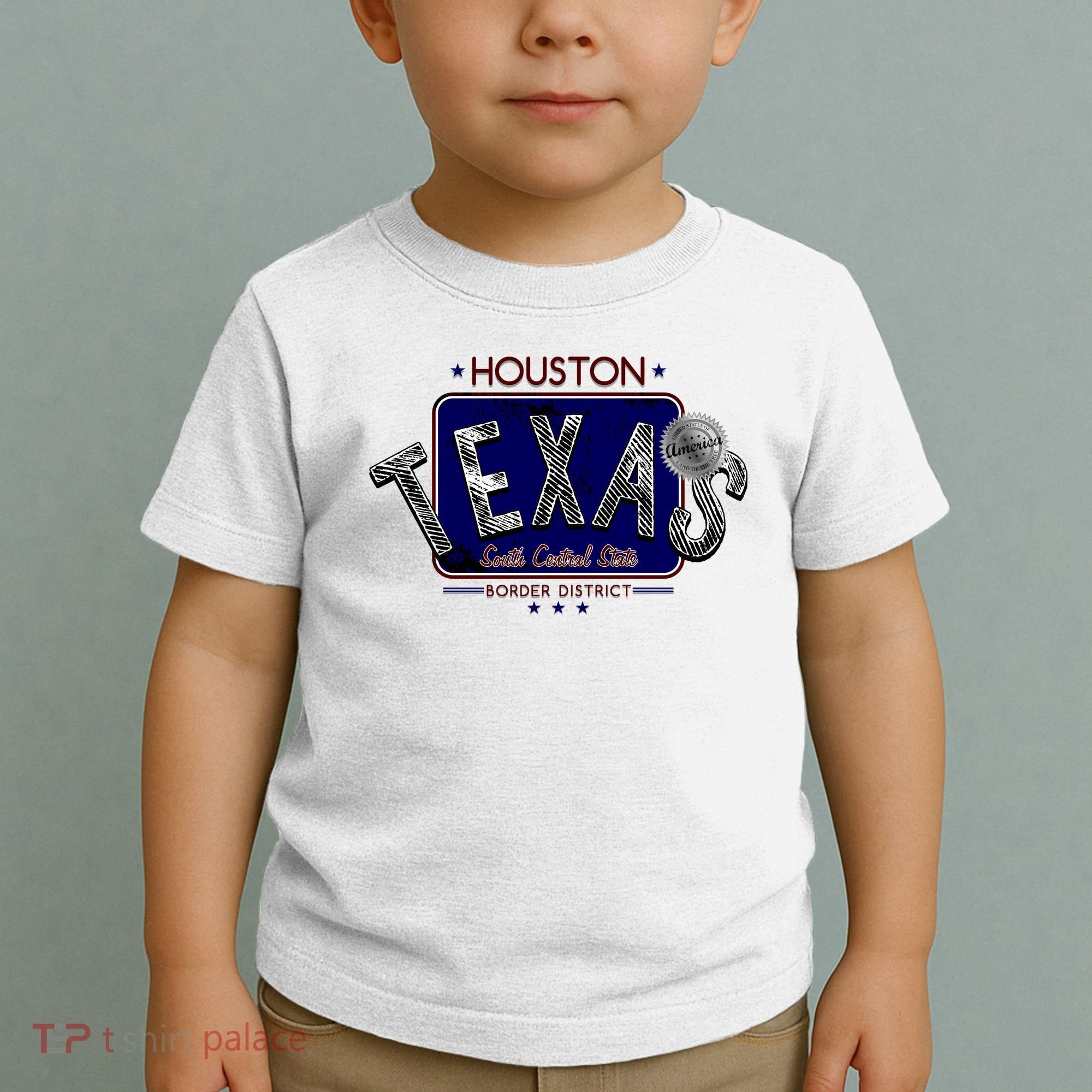 Houston Texas Land of the Free Logo Toddler T-Shirt