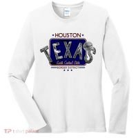 Houston Texas Land of the Free Logo Women's Long Sleeve Shirt thumb 0