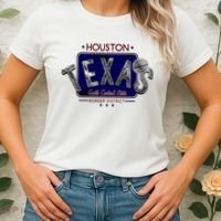 Houston Texas Land of the Free Logo Women's T-Shirt thumb 2