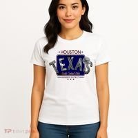 Houston Texas Land of the Free Logo Women's T-Shirt thumb 4