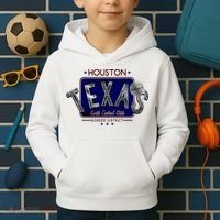 Houston Texas Land of the Free Logo Kids Hoodie thumb 2