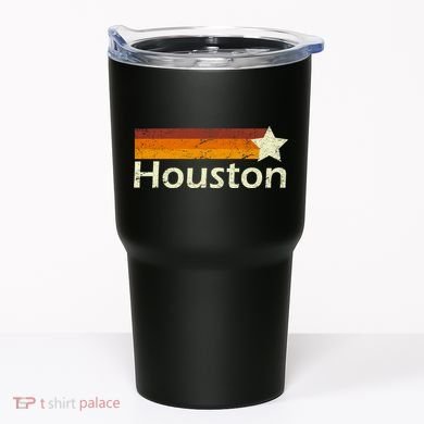 Houston Texas Vintage Star Logo Tumbler