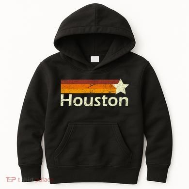 Houston Texas Vintage Star Logo Kids Hoodie