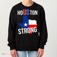 Houston US Strong Texas State Flag Women's Sweatshirt thumb 0