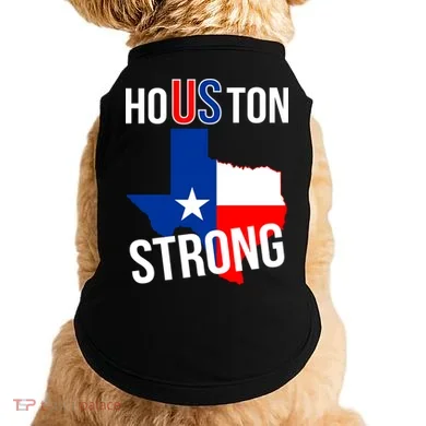 Houston US Strong Texas State Flag Doggie Tank