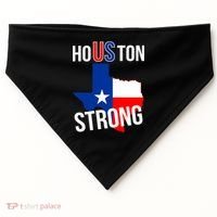 Houston US Strong Texas State Flag USA-Made Doggie Bandana thumb 0