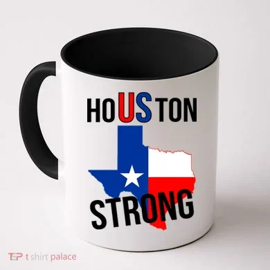 Houston US Strong Texas State Flag Coffee Mug