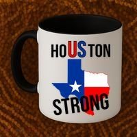 Houston US Strong Texas State Flag Coffee Mug thumb 2