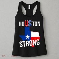 Houston US Strong Texas State Flag Women's Tank Top thumb 3