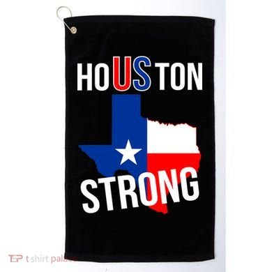 Houston US Strong Texas State Flag Golf Towel