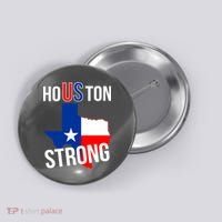 Houston US Strong Texas State Flag Button thumb 0