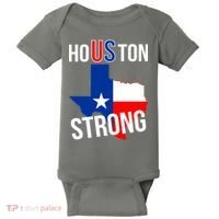 Houston US Strong Texas State Flag Baby Bodysuit thumb 0