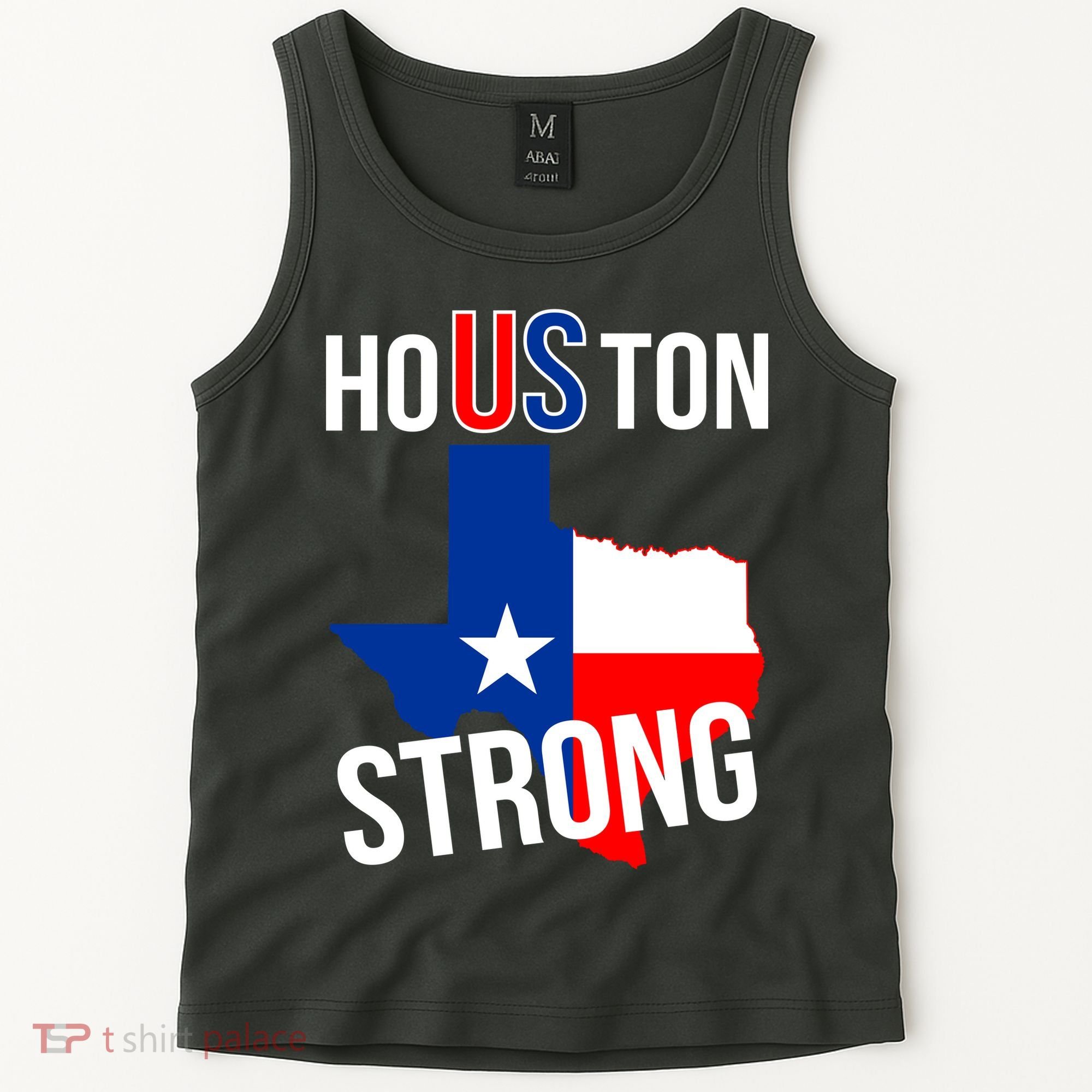 Houston US Strong Texas State Flag Tank Top