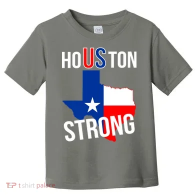 Houston US Strong Texas State Flag Toddler T-Shirt