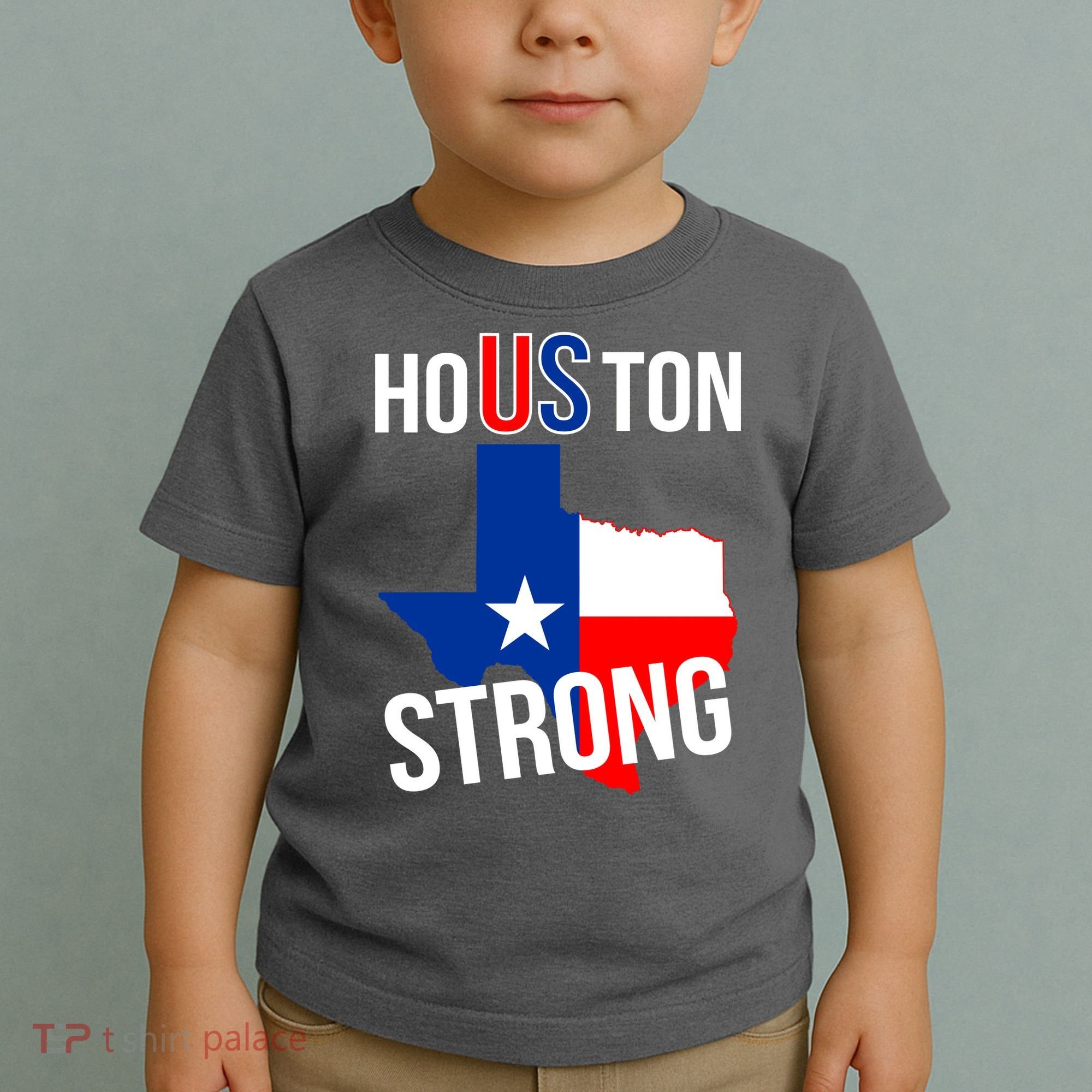 Houston US Strong Texas State Flag Toddler T-Shirt