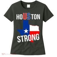 Houston US Strong Texas State Flag Women's T-Shirt thumb 0