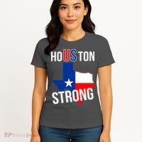 Houston US Strong Texas State Flag Women's T-Shirt thumb 4