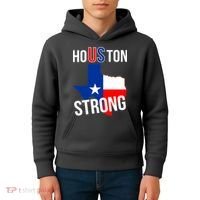 Houston US Strong Texas State Flag Kids Hoodie thumb 4