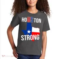 Houston US Strong Texas State Flag Kids T-Shirt thumb 2