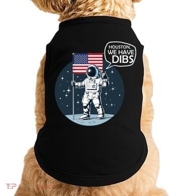 Houston We Have Dibs Moon Landing Doggie Tank