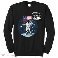 Houston We Have Dibs Moon Landing Sweatshirt thumb 0
