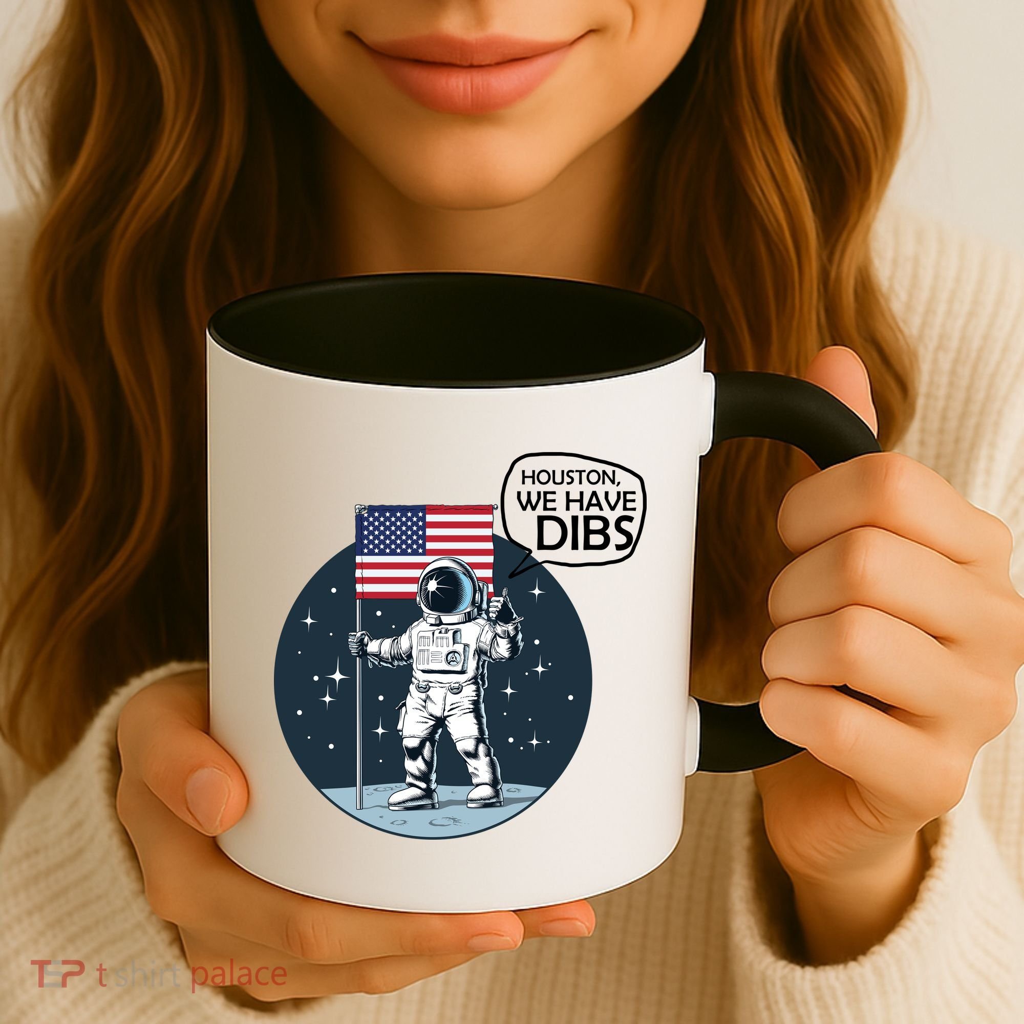Houston We Have Dibs Moon Landing Coffee Mug