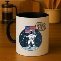 Houston We Have Dibs Moon Landing Coffee Mug thumb 4