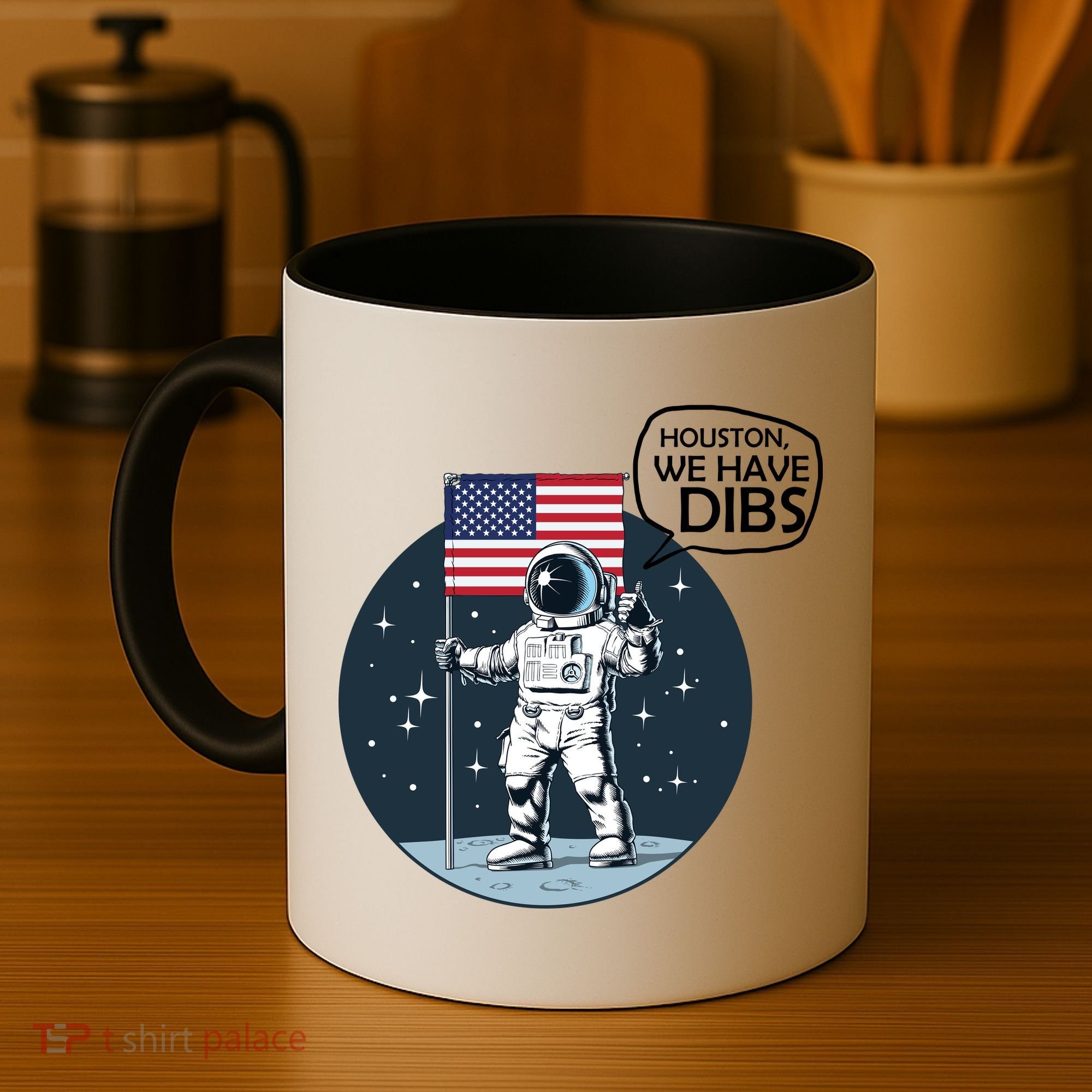Houston We Have Dibs Moon Landing Coffee Mug