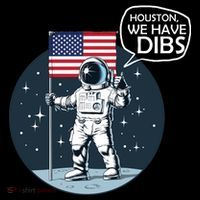 Houston We Have Dibs Moon Landing Ornament thumb 1