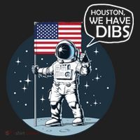 Houston We Have Dibs Moon Landing Hat thumb 2