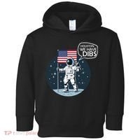 Houston We Have Dibs Moon Landing Toddler Hoodie thumb 0