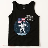 Houston We Have Dibs Moon Landing Tank Top thumb 2