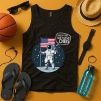 Houston We Have Dibs Moon Landing Tank Top thumb 4